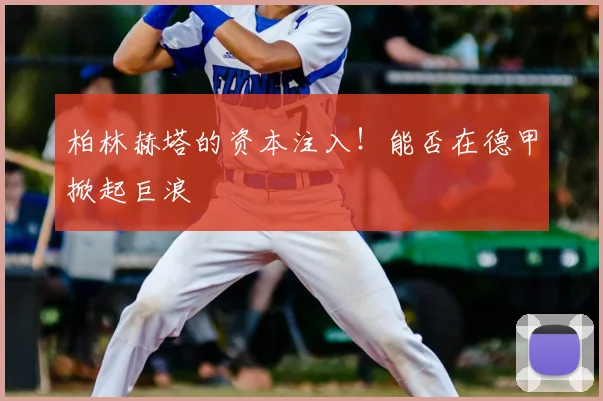 柏林赫塔的资本注入！能否在德甲掀起巨浪